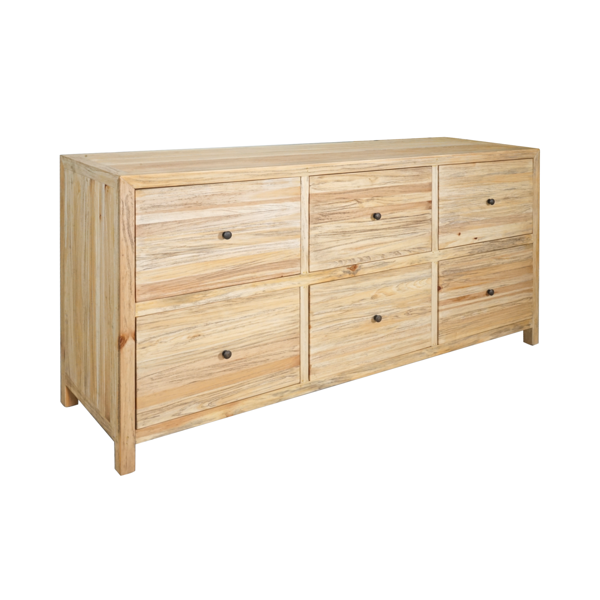 CR Sonoma Solid Timber 6 Drawer Buffet