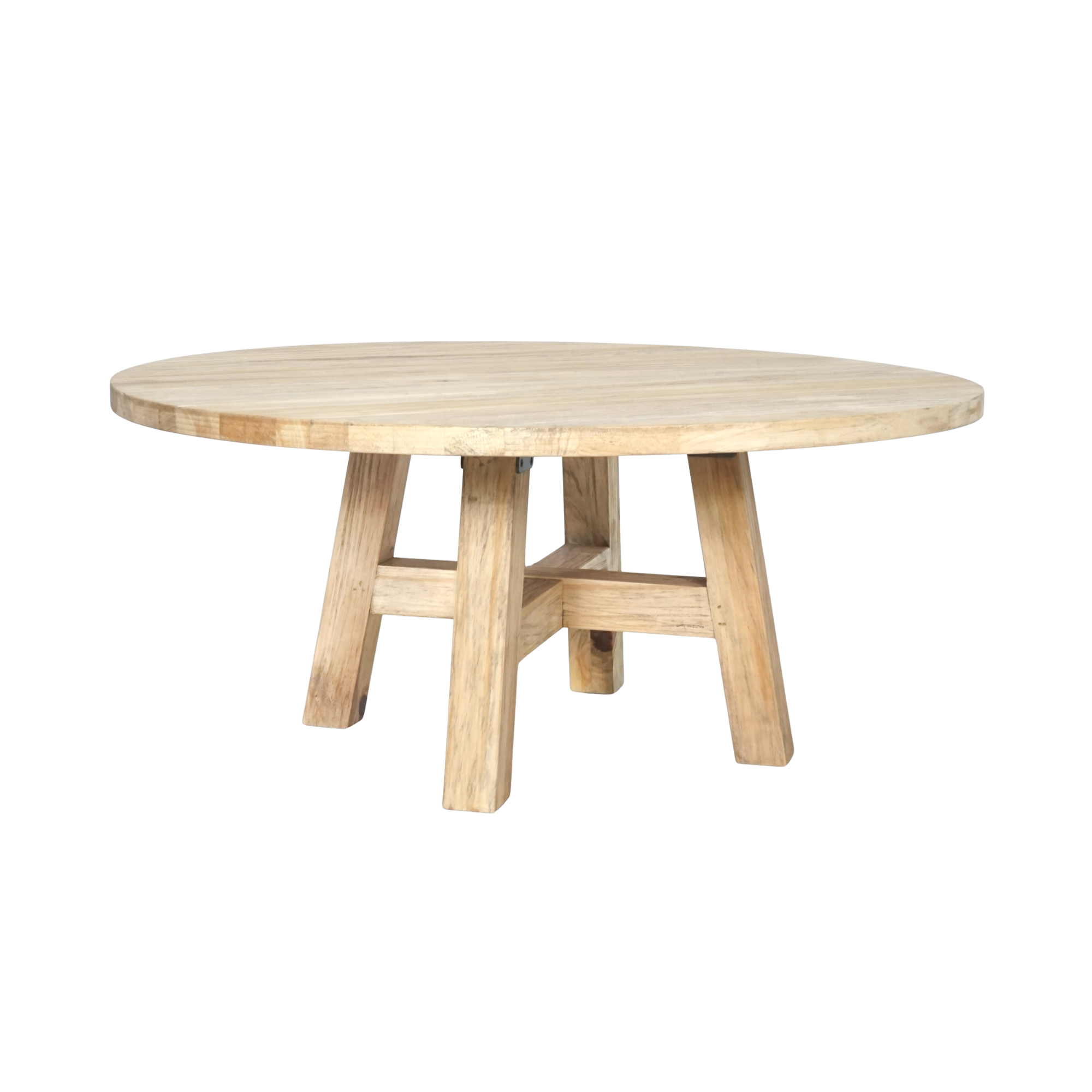 CR Sonoma Solid Timber Round Coffee Table
