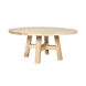 CR Sonoma Solid Timber Round Coffee Table