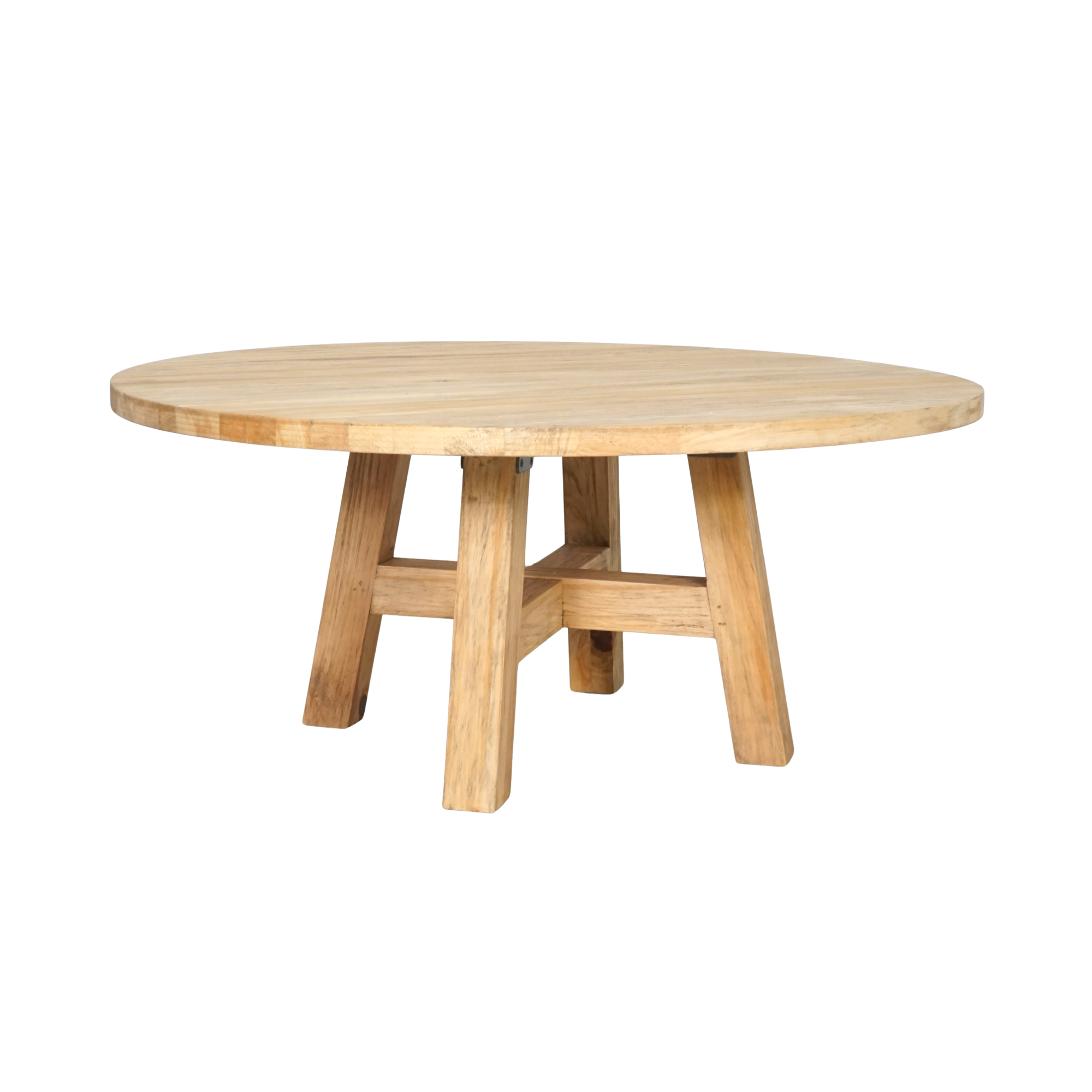 CR Sonoma Solid Timber Round Coffee Table