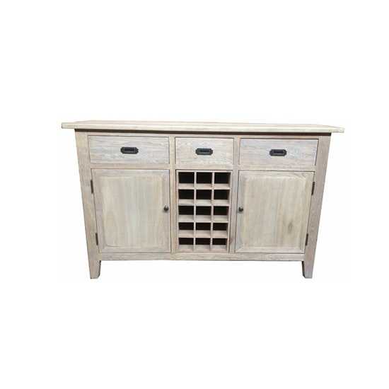 MF  Hampton Solid Timber Sideboard with 15 Bottle Holder