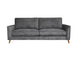 VI Alex Fabric 3 Seater Sofa, Glacier and Anthraccite
