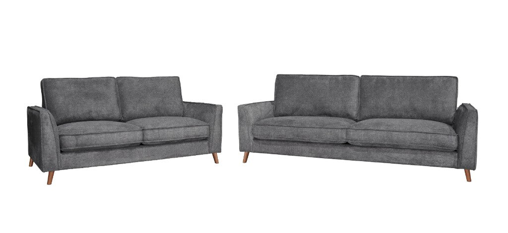 VI Alex Fabric 3S+2S Sofa Set, Anthraccite