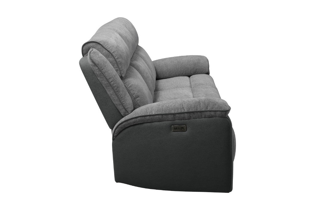 VI Angus Fab 3,2,1 Seaters Sofa - Oyster and Graphite