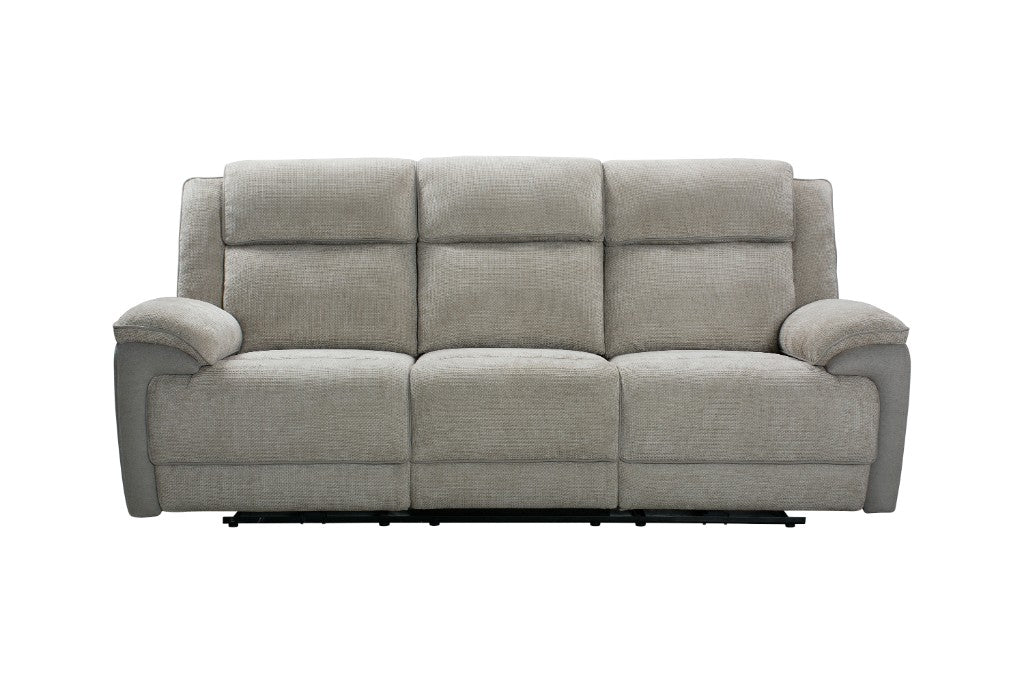 VI Angus Fabric Upholstered 3 Seater Electric Recliner Sofa