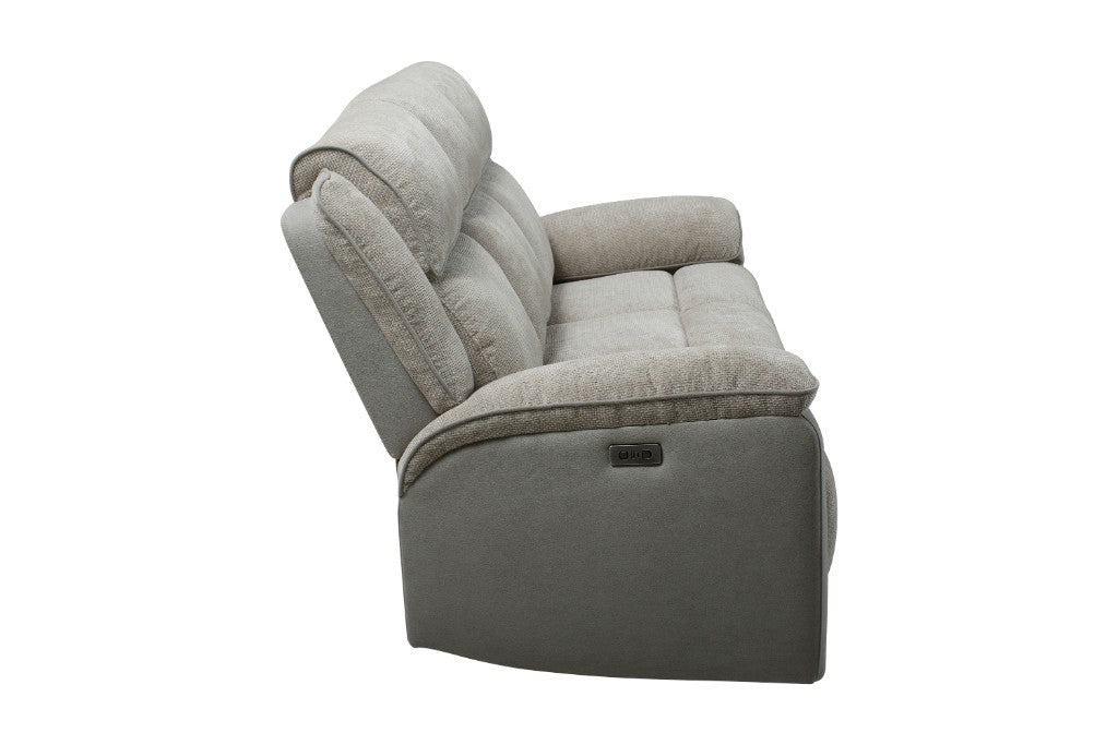 VI Angus Fab 3,2,1 Seaters Sofa - Oyster and Graphite