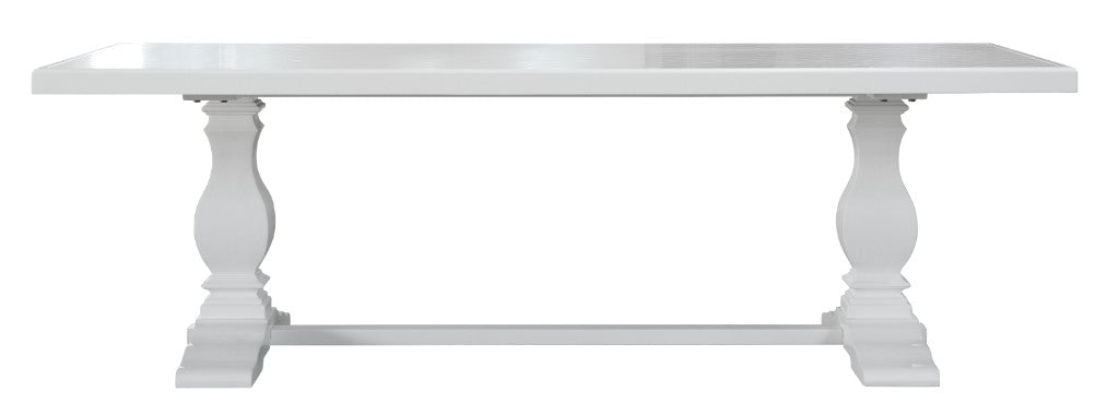 VI Bridgeport 2.4m & 2.7m Dining Table - Wht (2CTN)