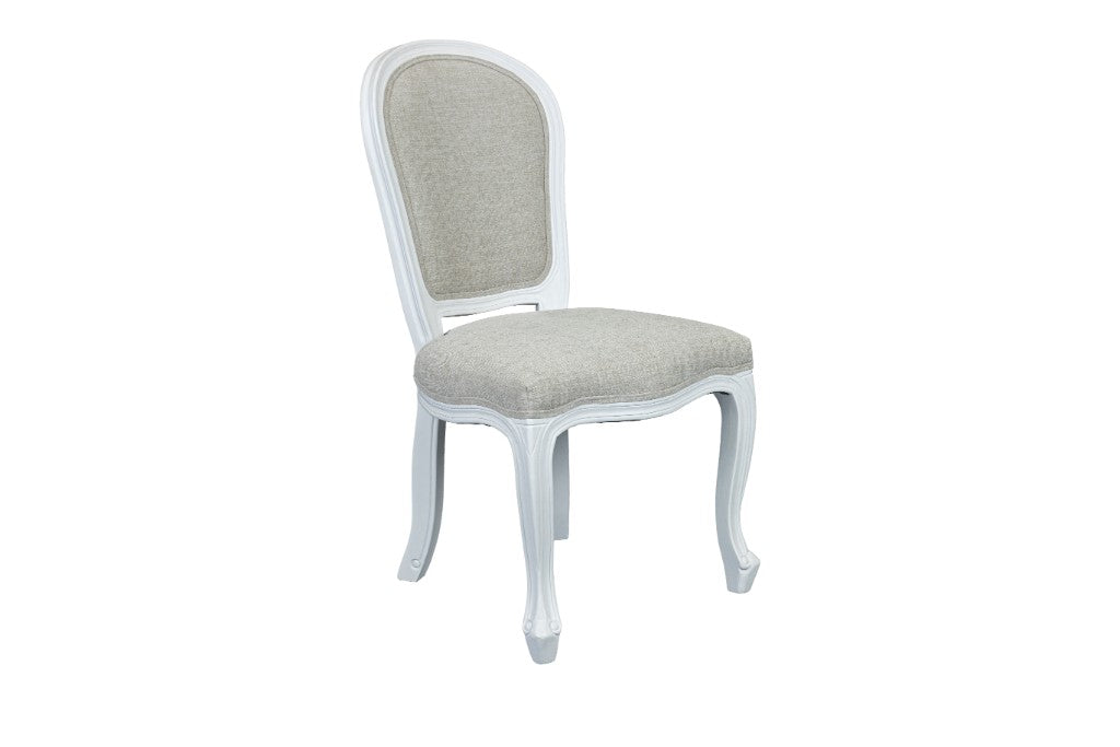 VI Bridgeport Round Back Dining Chair - Wht