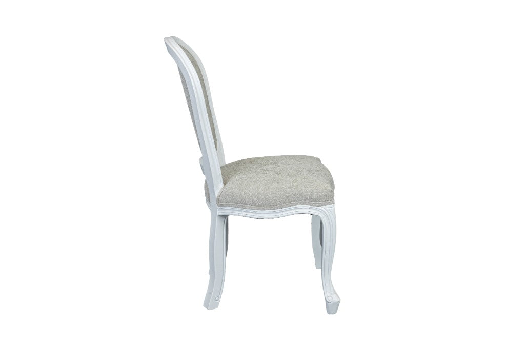 VI Bridgeport Round Back Dining Chair - Wht