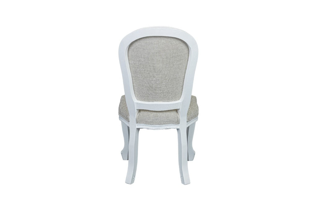 VI Bridgeport Round Back Dining Chair - Wht