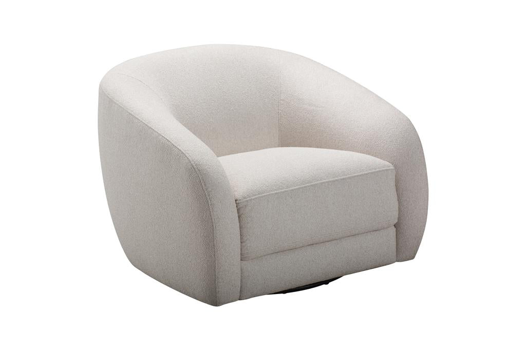 VI Cleo Fabric Upholstered Swivel Armchair Sofa