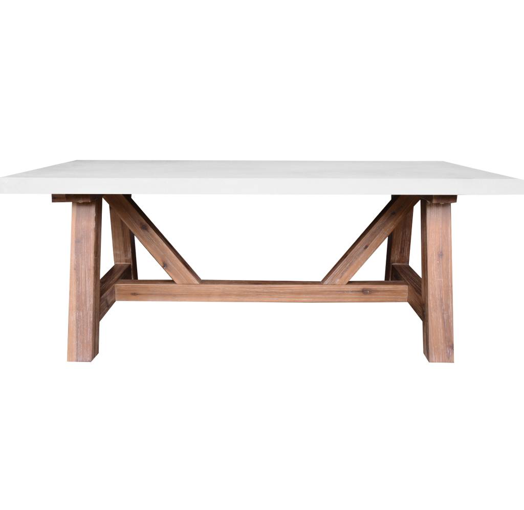 VI Faro Coffee Table - White and Dark Grey