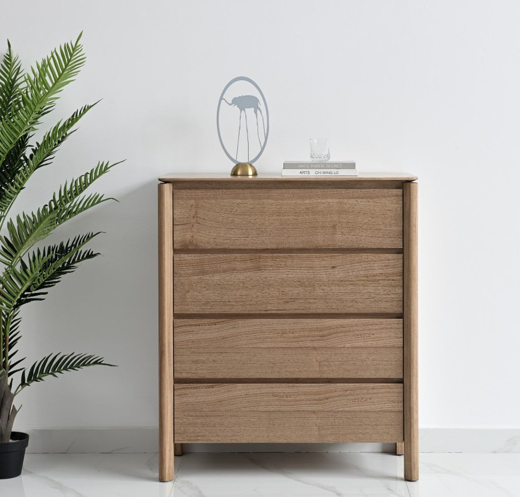 VI Luella 4 Drawer Tallboy Light Smoke