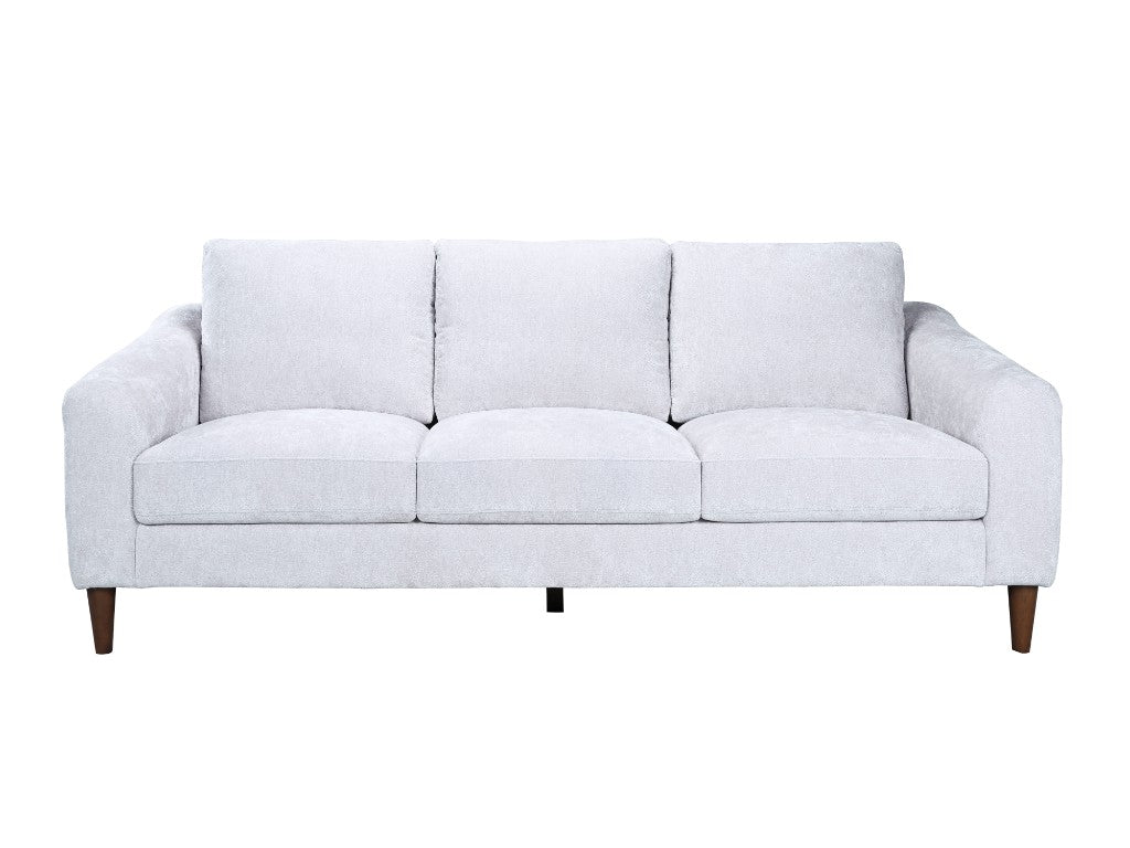 VI Lily Fabric Upholstered Timber Leg 3 Seater Sofa