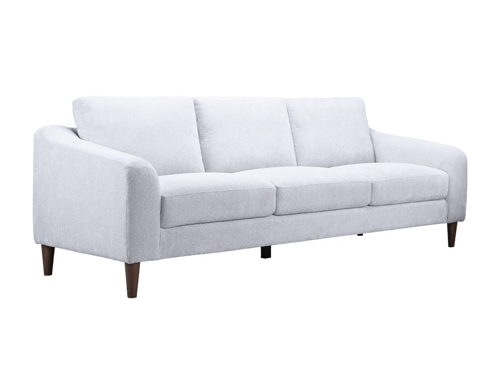 VI Lily Fabric Upholstered Timber Leg 3 Seater Sofa