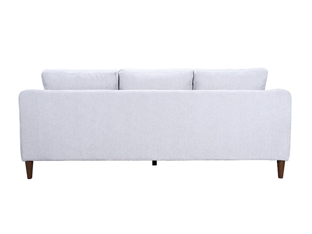 VI Lily Fabric Upholstered Timber Leg 3 Seater Sofa