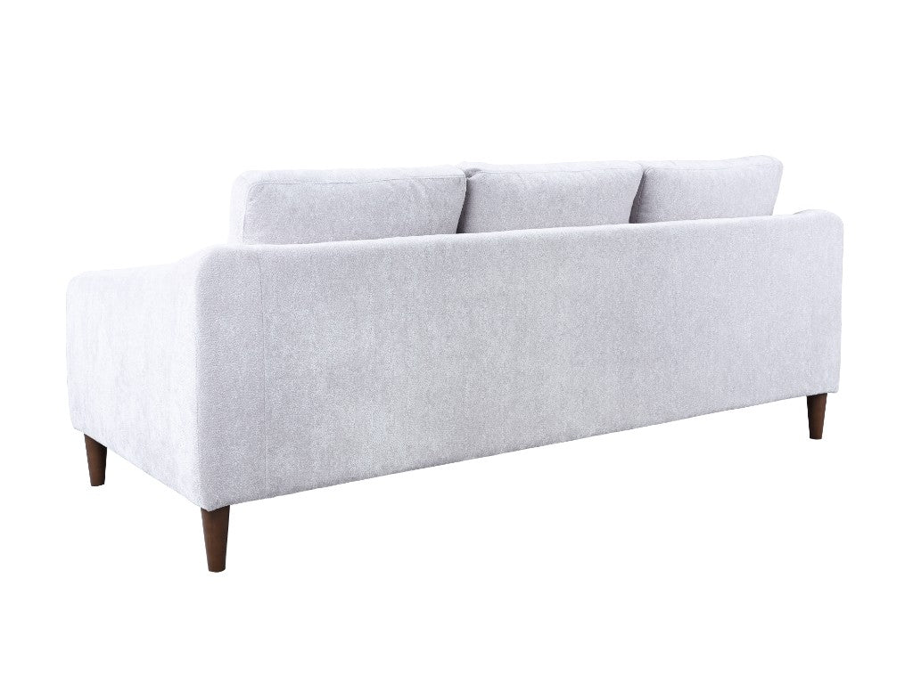 VI Lily Fabric Upholstered Timber Leg 3 Seater Sofa