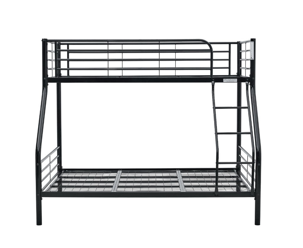 VI Tiamo Bunk Bed Single Over Double - White and Black