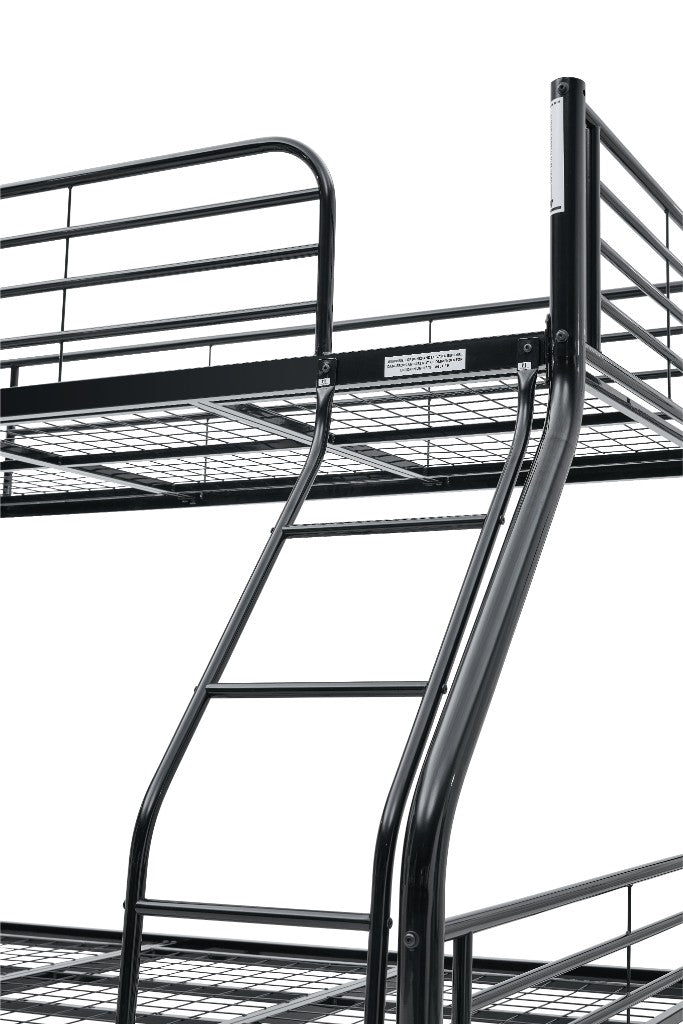 VI Tiamo Bunk Bed Single Over Double - White and Black