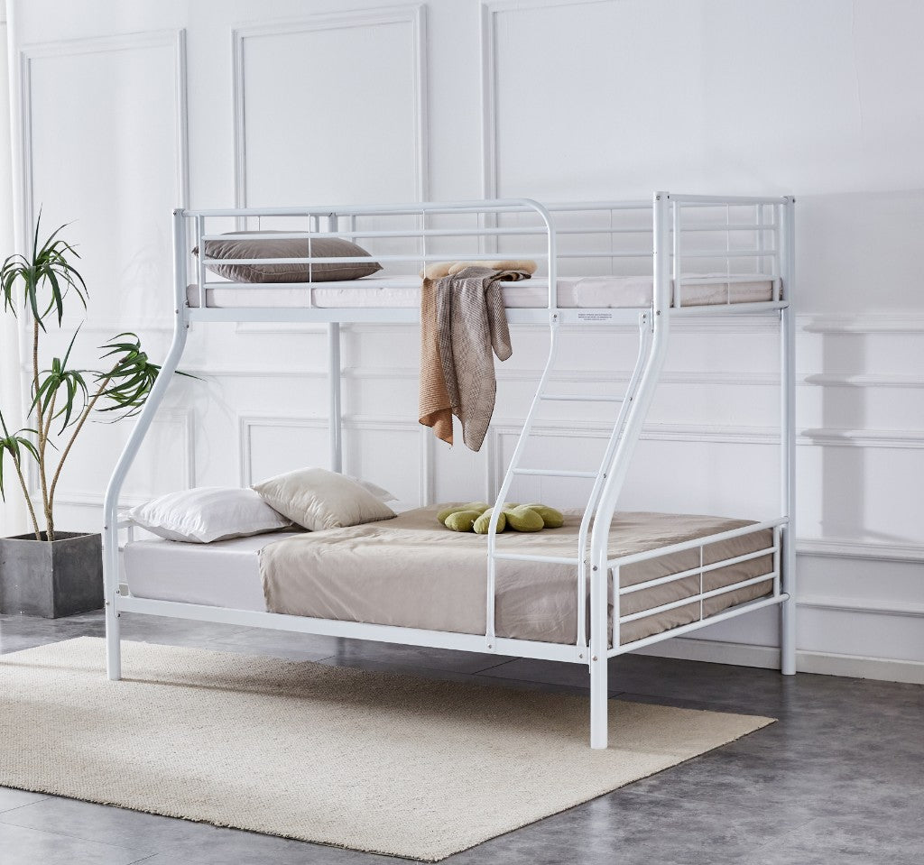 VI Tiamo Bunk Bed Single Over Double - White and Black