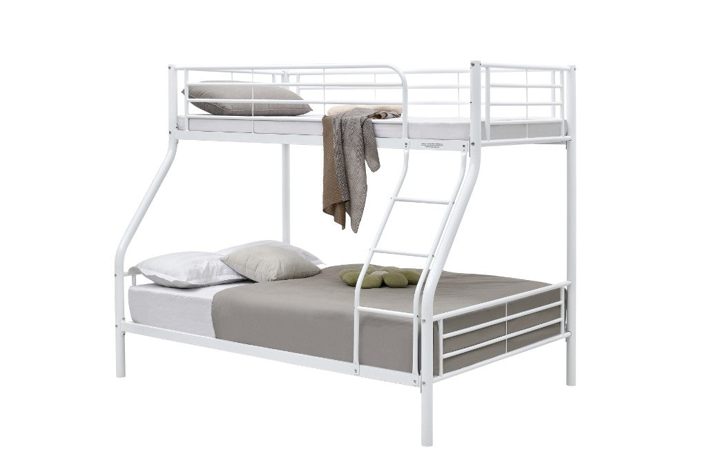 VI Tiamo Bunk Bed Single Over Double - White and Black