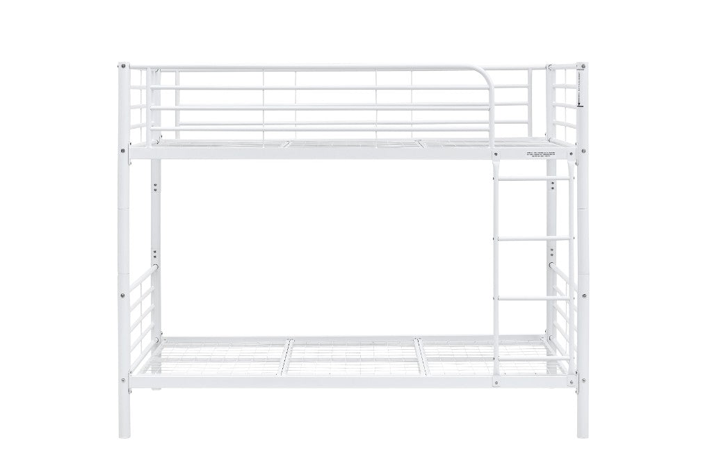 VI Tiamo Bunk Bed Single Over Single - White & Black