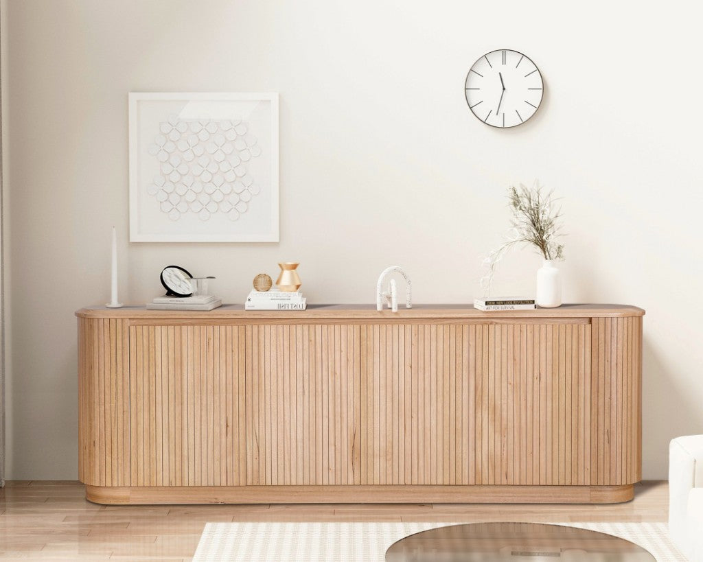 VI Adsila 240cm 4 Drawer Buffet - NATURAL ASH