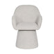 VI Adsila Carter Fabric Upholstered Swivel Dining Chair