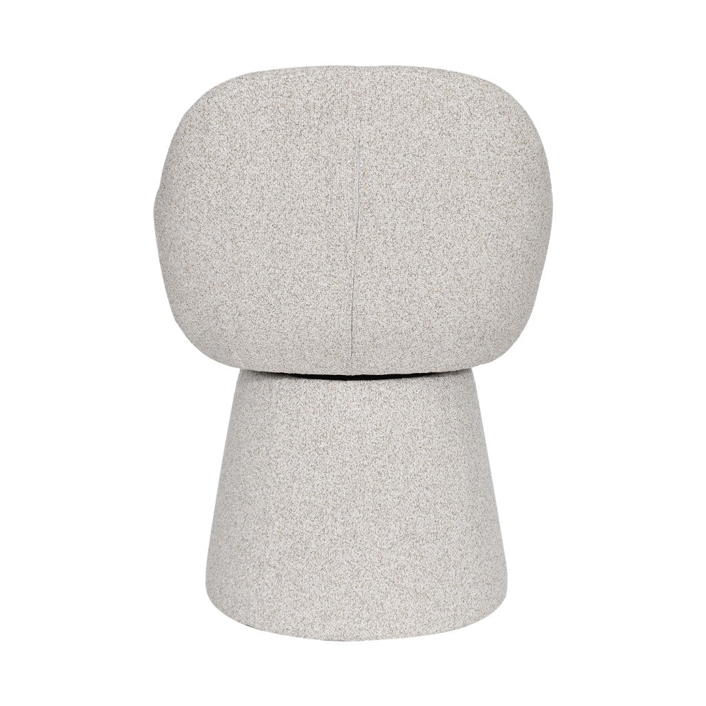 VI Adsila Carter Fabric Upholstered Swivel Dining Chair