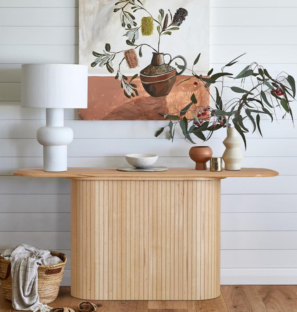 VI Adsila 1.6m Console Table - NATURAL ASH