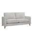VI Alex Fabric 2 Seater Sofa, Glacier and Anthraccite