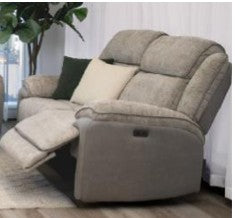 VI Angus Fab 3,2,1 Seaters Sofa - Oyster and Graphite