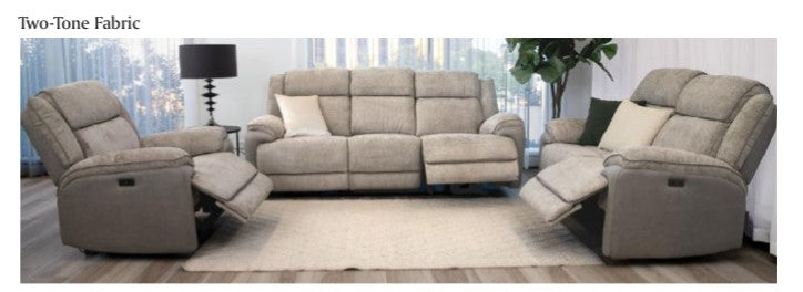 VI Angus Fab 3,2,1 Seaters Sofa - Oyster and Graphite