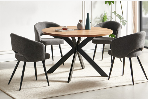 VI Barlow Round Dining Table 1.2m
