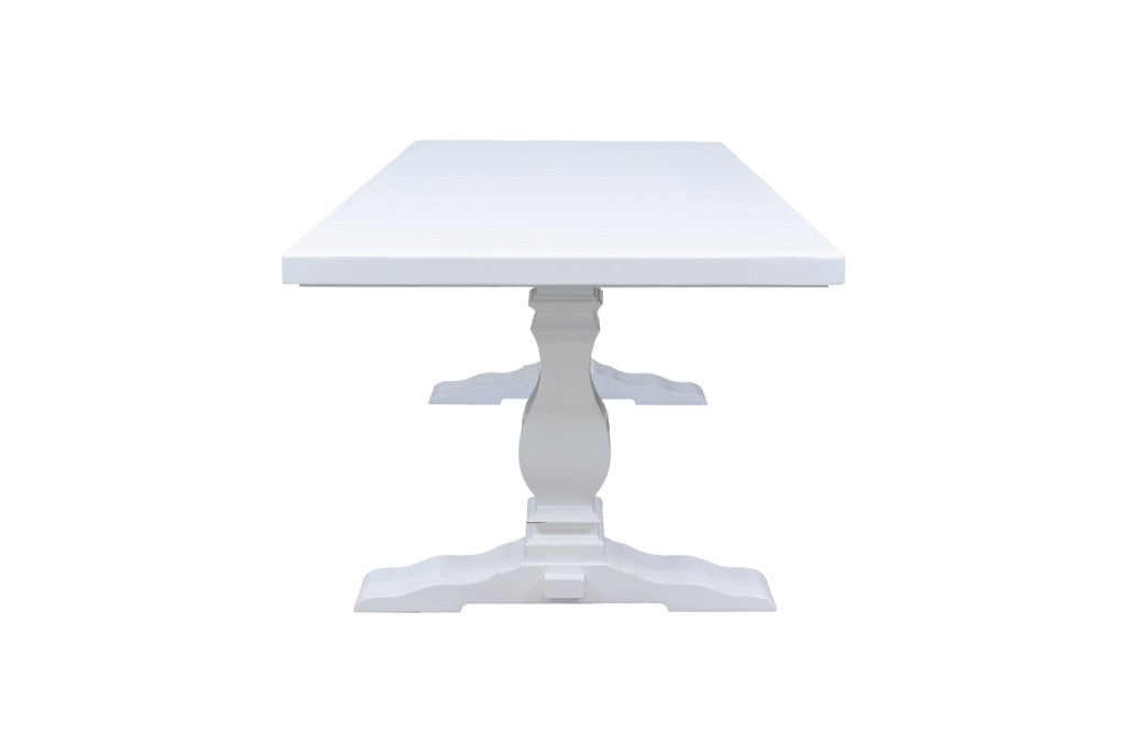 VI Bridgeport 2.4m & 2.7m Dining Table - Wht (2CTN)