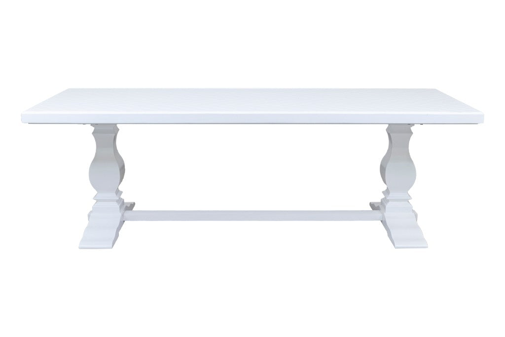 VI Bridgeport 2.4m & 2.7m Dining Table - Wht (2CTN)