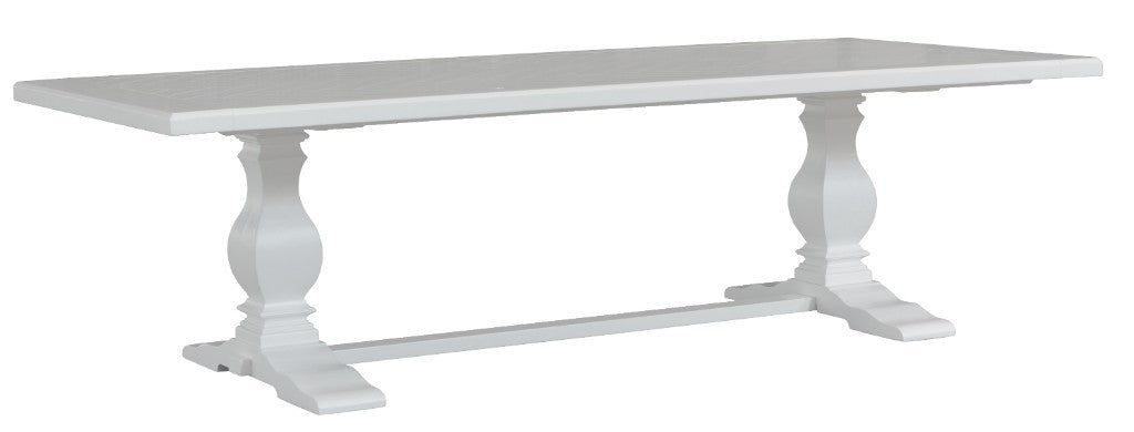 VI Bridgeport 2.4m & 2.7m Dining Table - Wht (2CTN)