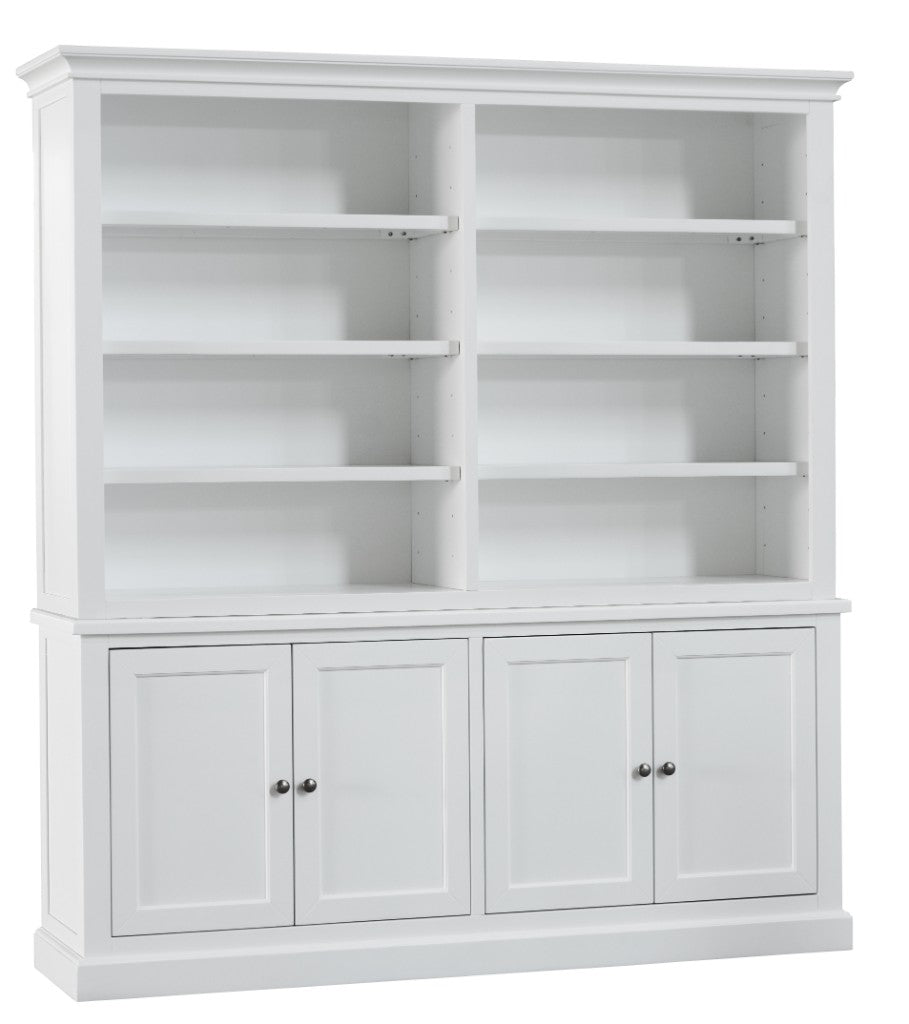 VI Bridgeport 4 Door Buffet and Hutch - White Kit