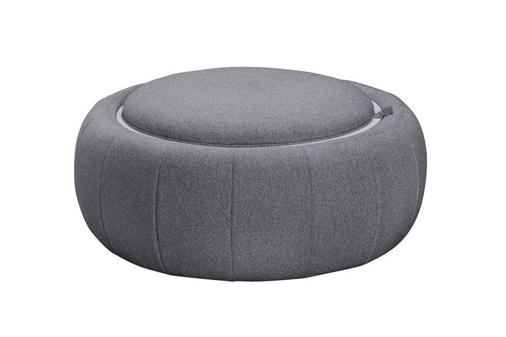 VI Cleo Fabric Upholstered Ottoman with Storage or Coffee Table