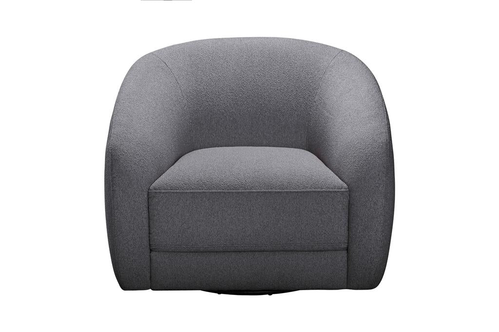 VI Cleo Fabric Upholstered Swivel Armchair Sofa