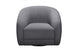 VI Cleo Fabric Upholstered Swivel Armchair Sofa