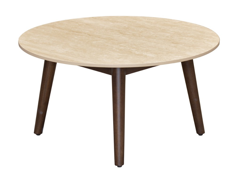 VI Cotswold Round Coffee Table - Walnut