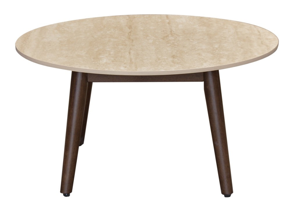 VI Cotswold Round Coffee Table - Walnut