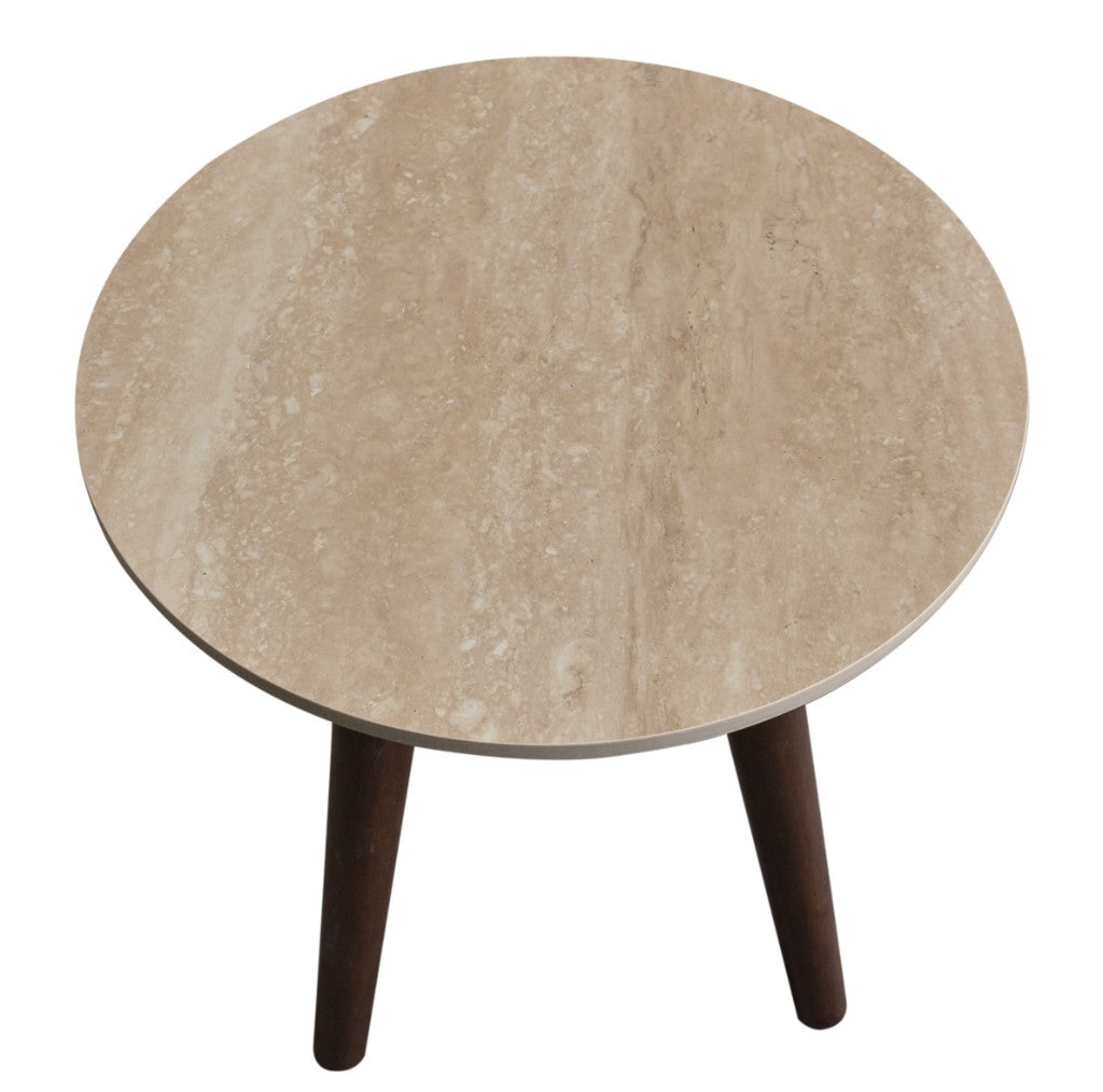 VI Cotswold Round Coffee Table - Walnut