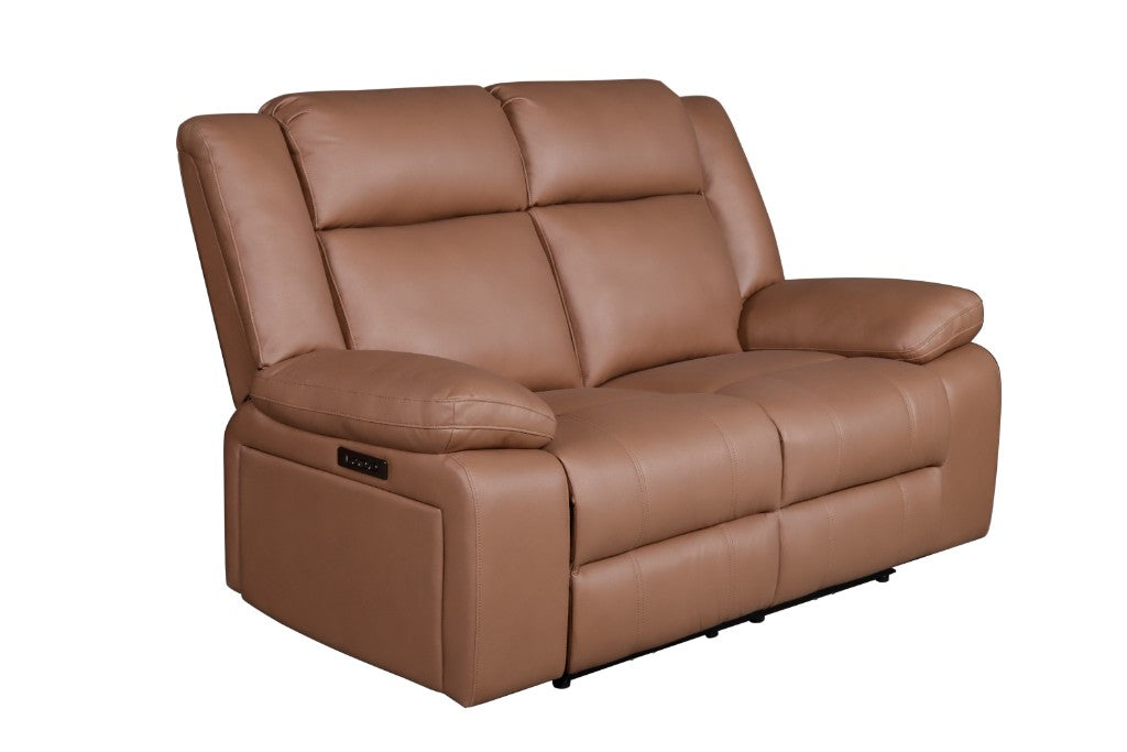 VI Cooper Fabric 2 Seater Lounge with ERER - Tan, Charcoal and Lt. Grey