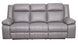 VI Cooper Fabric Upholstered 3 Seater Electrical Recliner Lounge