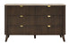 VI Cotswold 6 Drawers Dresser - Walnut