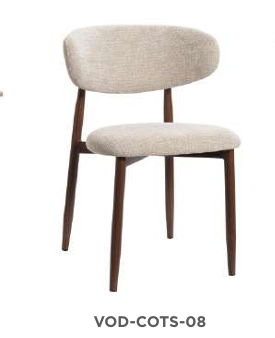 VI Cotswold Dining Chairs Walnut and Beige