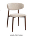 VI Cotswold Dining Chairs Walnut and Beige