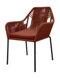VI Faro Dining Chair with Rope/Steel Leg